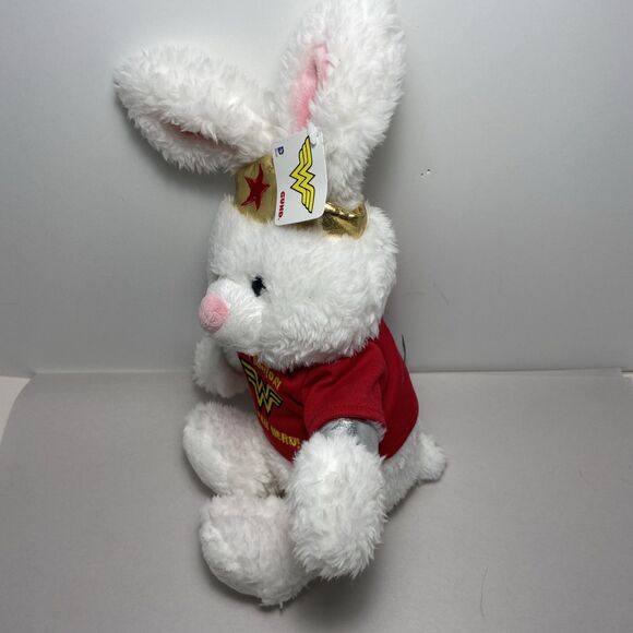 Gund Wonder Woman "Anya" Super Hero Sister Plush Bunny 14"  NWT - Picture 3 of 3